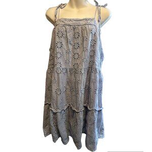 Altar'd State Blue Eyelet Dress